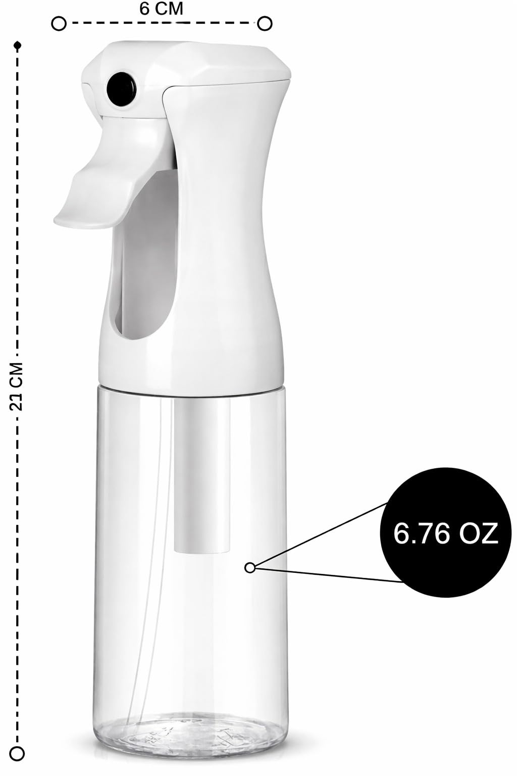VIGOR PATH Continuous Mist Spray Bottle 200ml compact design