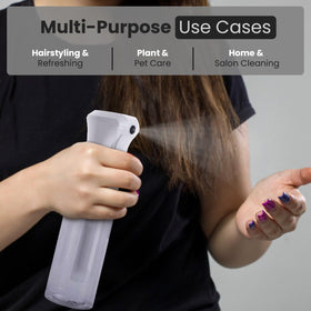 VIGOR PATH Continuous Mist Spray Bottle 200ml with clear body