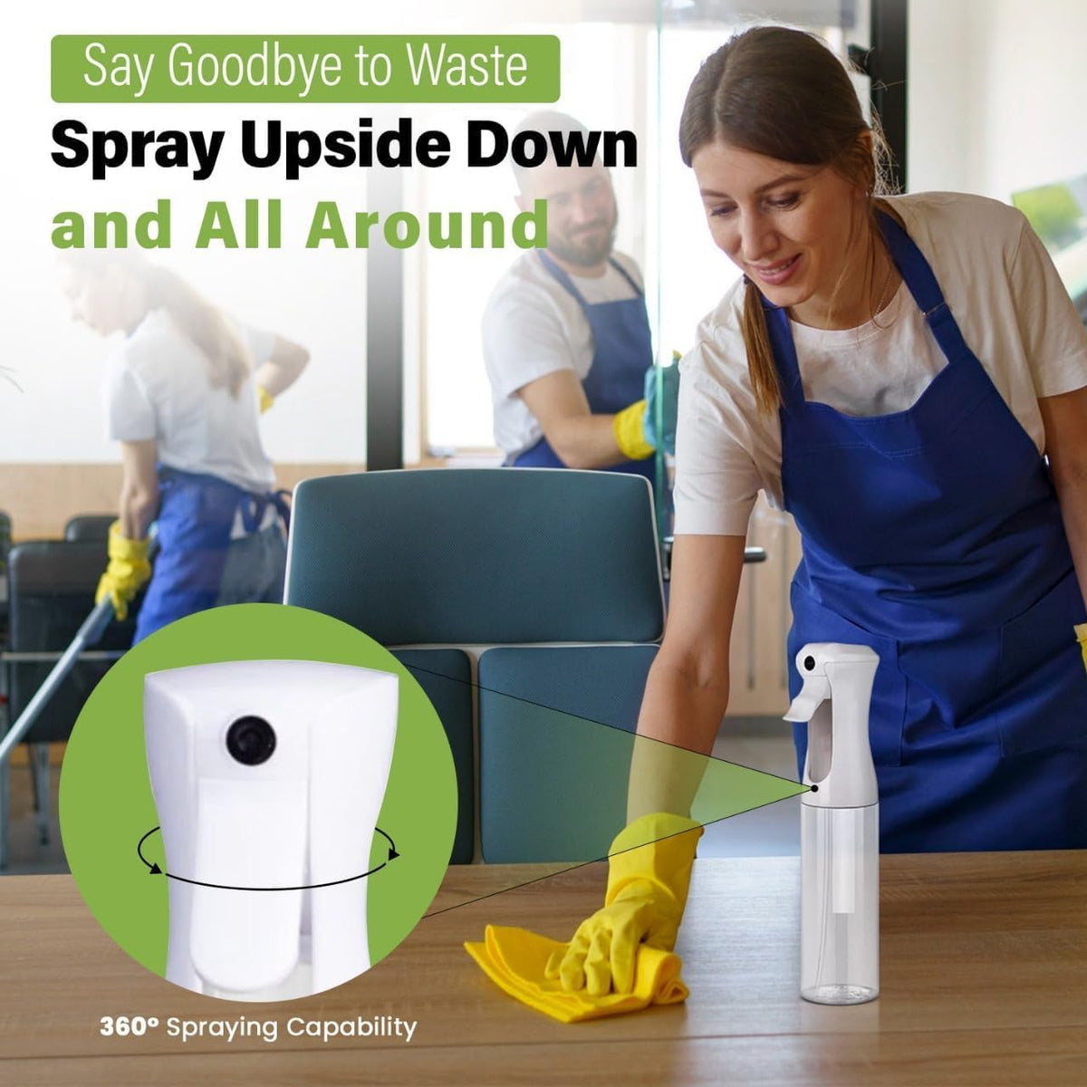VIGOR PATH Continuous Mist Spray Bottle for plant misting