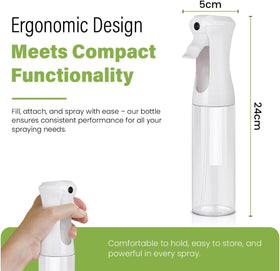 VIGOR PATH Continuous Mist Spray Bottle in use for hair