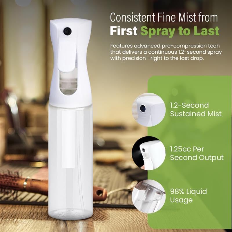 VIGOR PATH Continuous Mist Spray Bottle on a beauty table