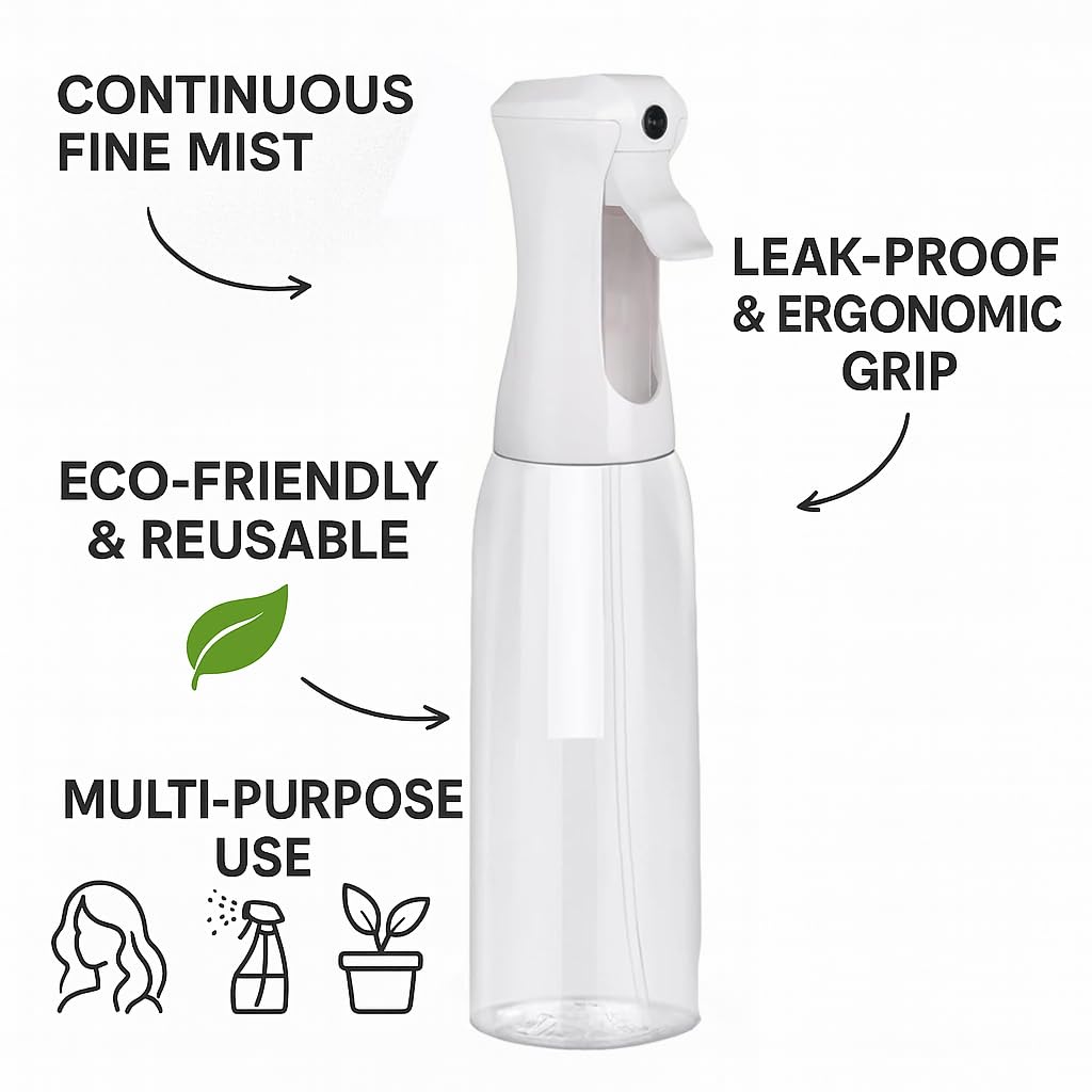 VIGOR PATH spray bottle eco-friendly materials close-up
