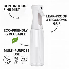 VIGOR PATH spray bottle eco-friendly materials close-up