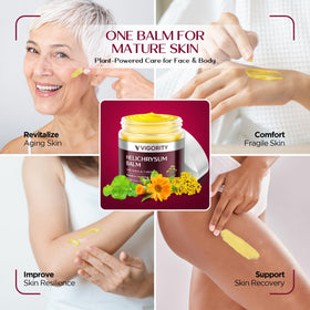Vigority Helichrysum Balm 3.4oz texture close-up