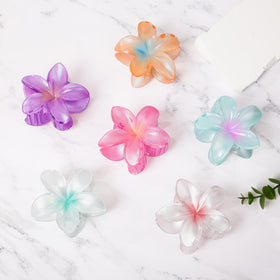 Vigorpace flower hair claw clips in a gift box