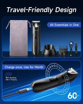 VIKICON Manscape Trimmer packaging display