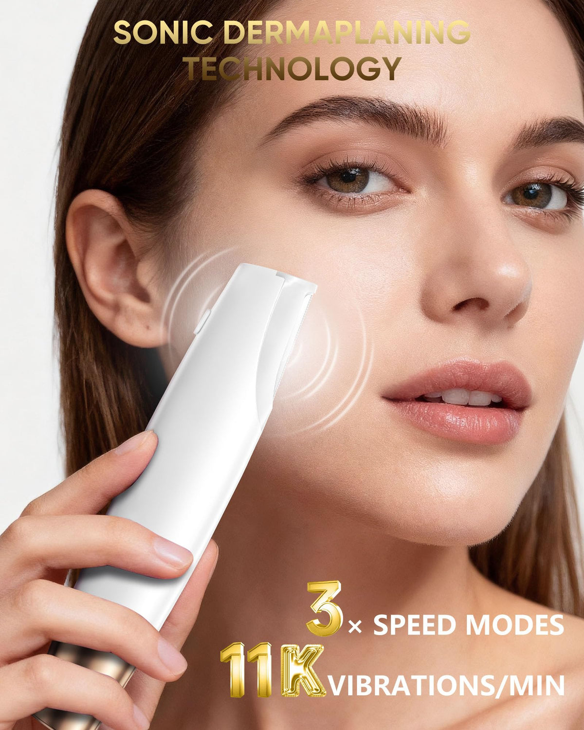 VIKICON PRO Dermaplane Razor with LED light feature