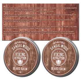 Viking Revolution Beard Balm Sandalwood ingredients list