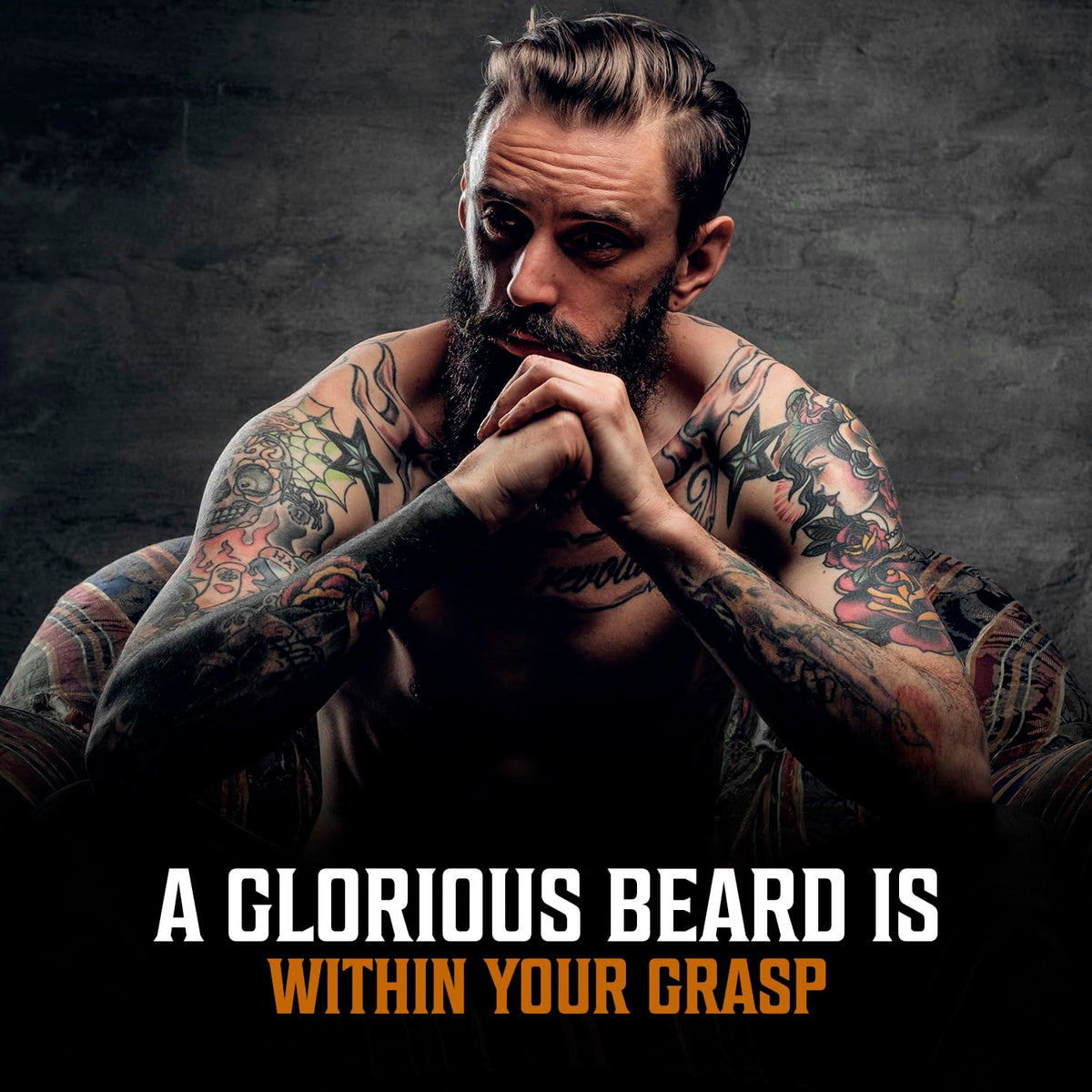 Viking Revolution Beard Kit Coffee Whiskey packaging details
