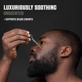 Viking Revolution Beard Oil application on beard