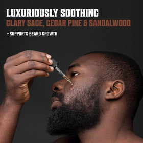 Viking Revolution Beard Oil in use on a beard