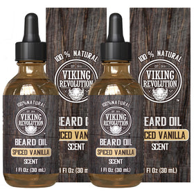 Viking Revolution Beard Oil Spiced Vanilla 1 fl oz front view