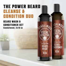 Viking Revolution Beard Shampoo bottle with natural ingredients