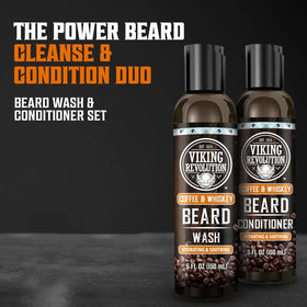 Viking Revolution Beard Wash bottle side view