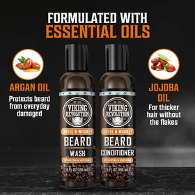 Viking Revolution Beard Wash & Conditioner Set packaging