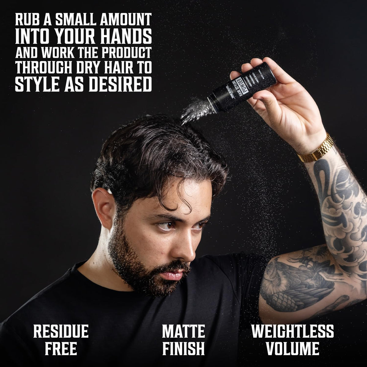Viking Revolution Hair Styling Powder container front view