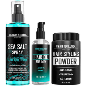 Viking Revolution Hair Texturizing and Care Kit front view