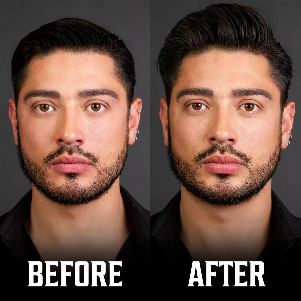 Viking Revolution hydrating hair oil application