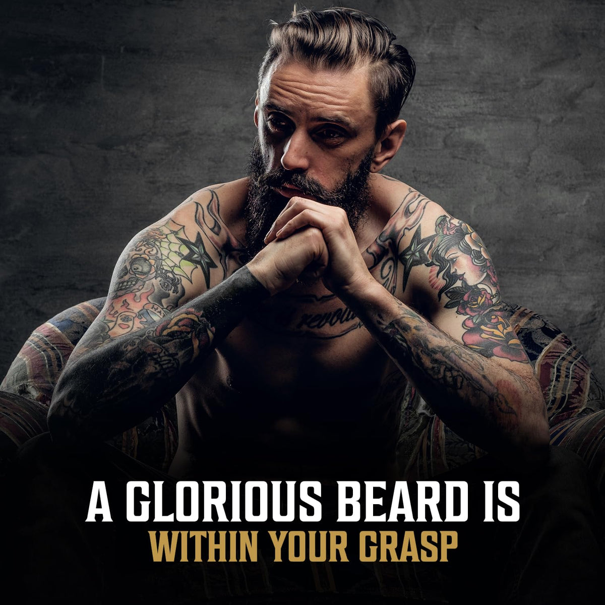 Viking Revolution Men's Beard Oil showing texture and consistency