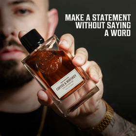 Viking Revolution Men's Cologne Coffee & Whiskey packaging