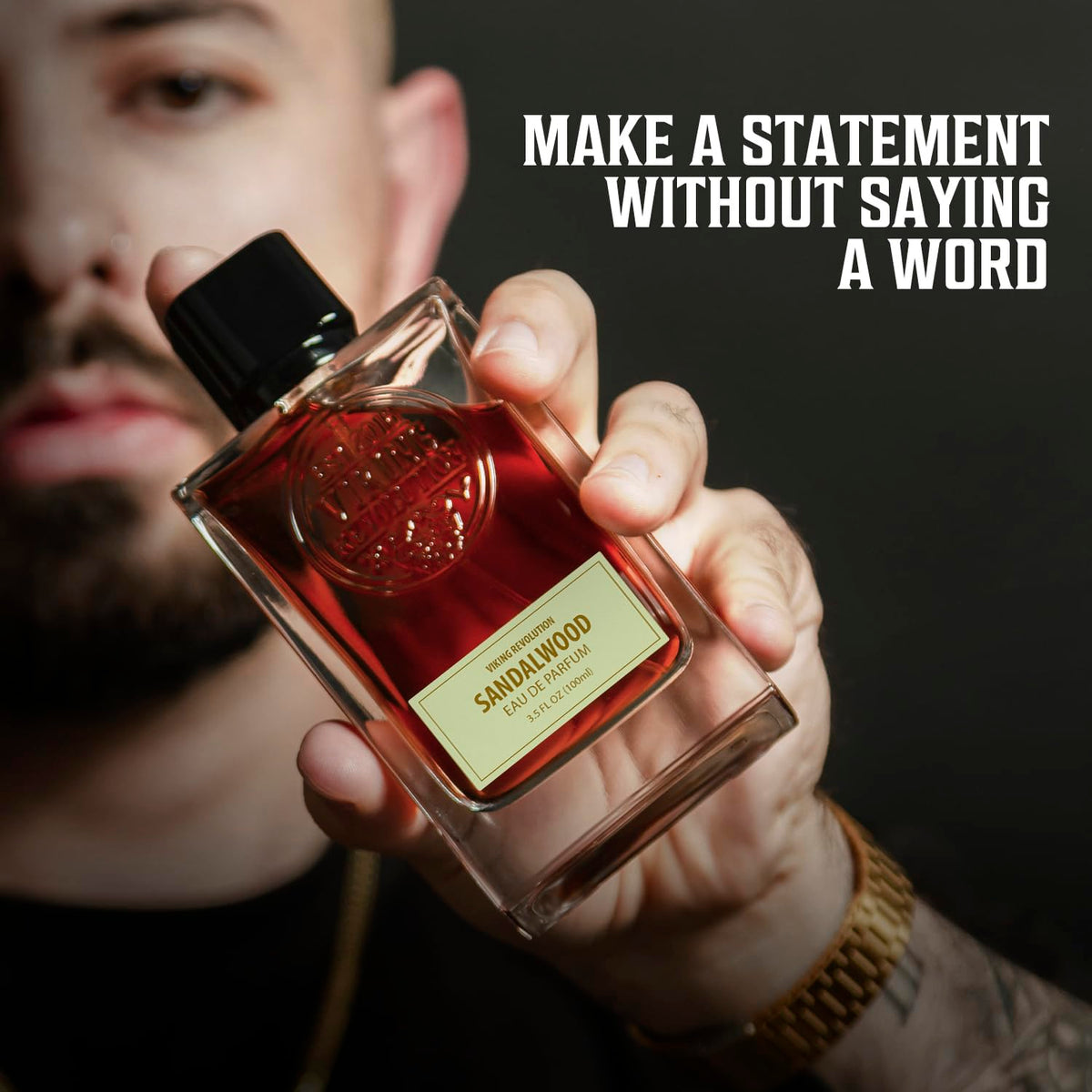 Viking Revolution Men's Sandalwood Cologne packaging
