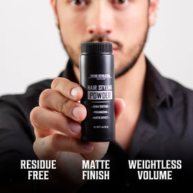 Viking Revolution sea salt spray in use on hair