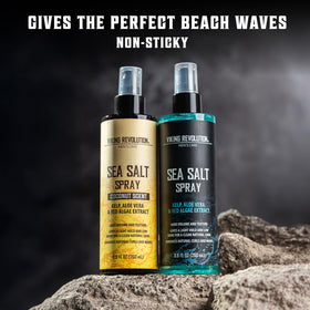 Viking Revolution Sea Salt Spray lifestyle scene on a bathroom shelf