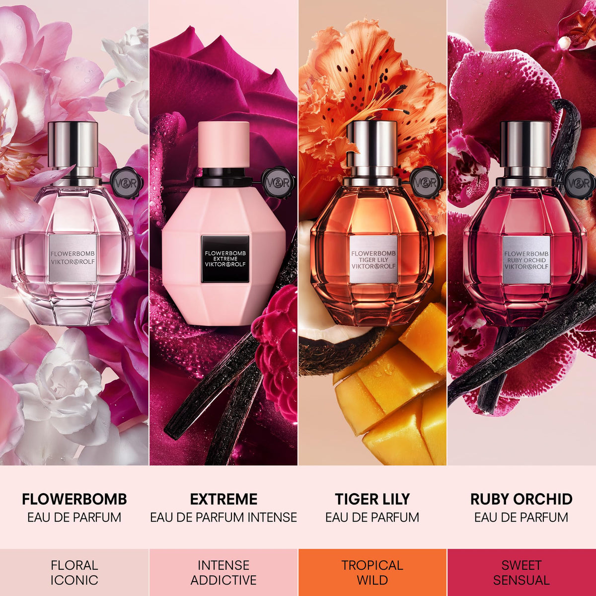 Viktor&Rolf Flowerbomb Ruby Orchid Eau de Parfum top view