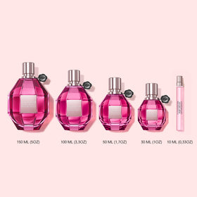 Viktor&Rolf Flowerbomb Ruby Orchid Eau de Parfum with floral background