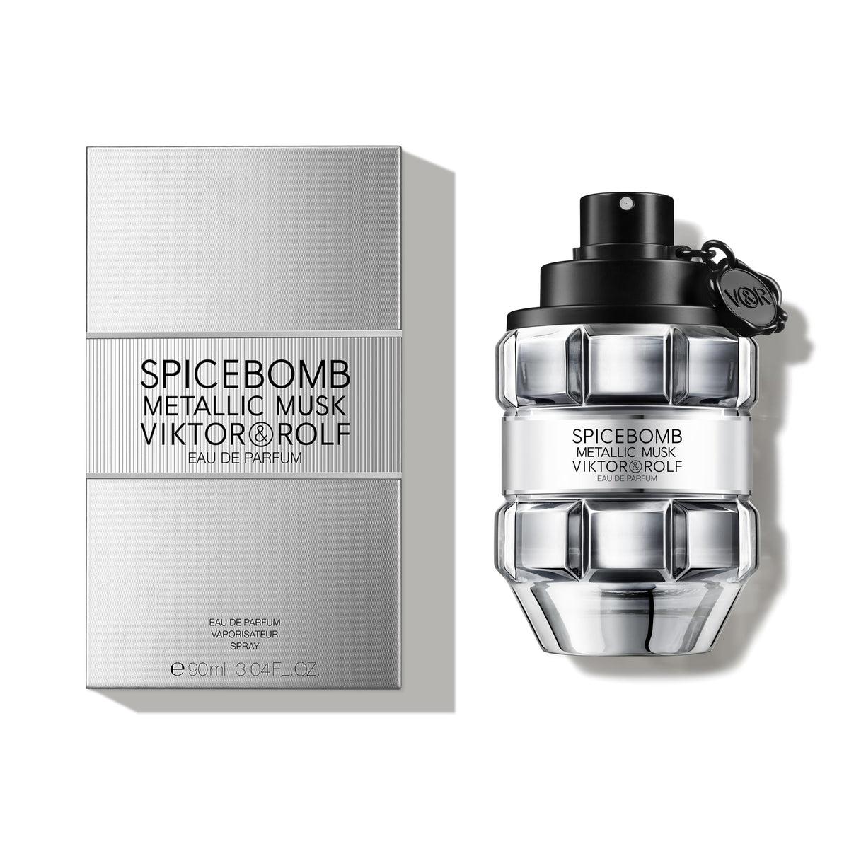 Viktor&Rolf Spicebomb Metallic Musk bottle side view