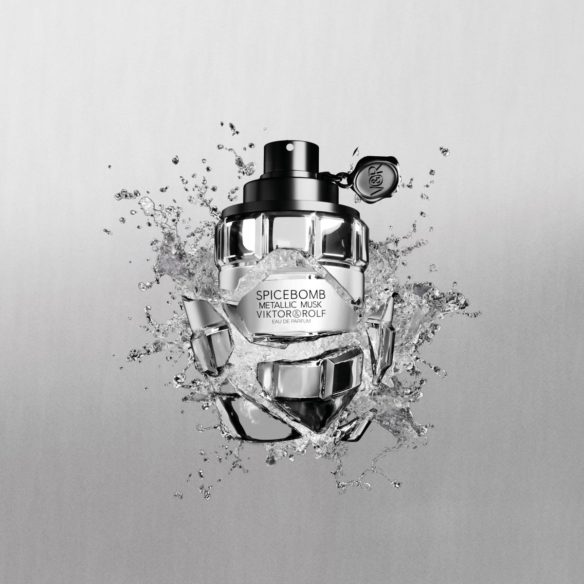 Viktor&Rolf Spicebomb Metallic Musk bottle top view
