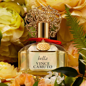 Vince Camuto Bella Eau de Parfum Spray bottle side view showcasing its design