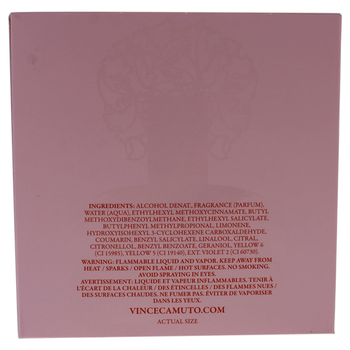Vince Camuto Bella Eau de Parfum Spray close-up of cap