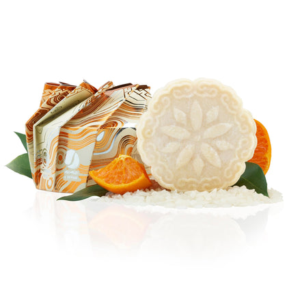 Viori Citrus Zest Shampoo Bar front view with packaging