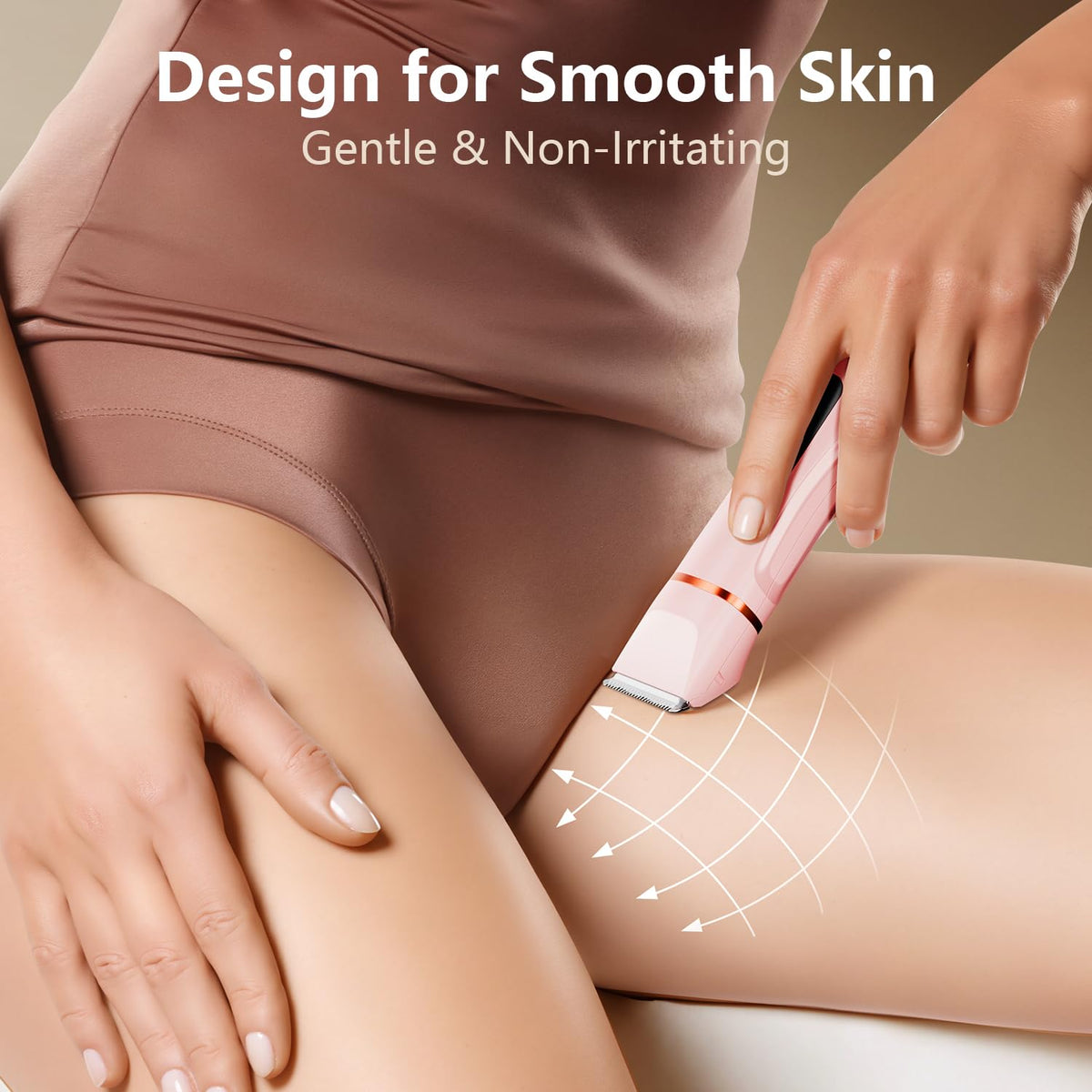 Virelle Hair Removal Epilator with cleaning brush and accessories