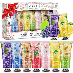 VISCOO 7 Pack Hand Cream Gift Set with assorted fragrances