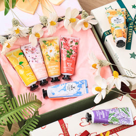 VISCOO hand cream tubes showcasing different fragrances