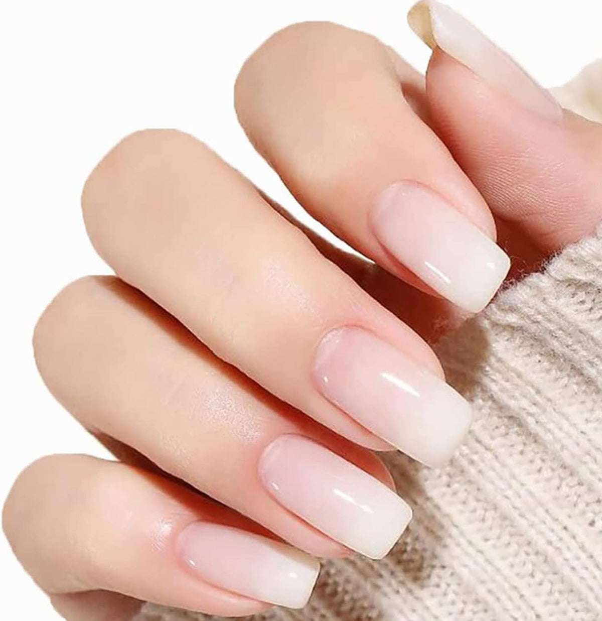 Vishine 15ml Crystal Jelly Gel Nail Polish on nails
