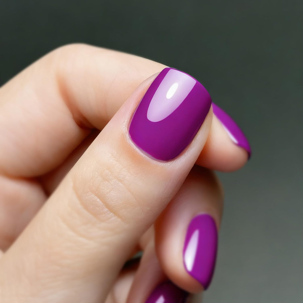 Vishine Gel Nail Polish 15ml purple shade with brush
