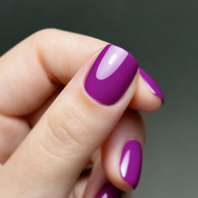 Vishine Gel Nail Polish 15ml purple shade with brush