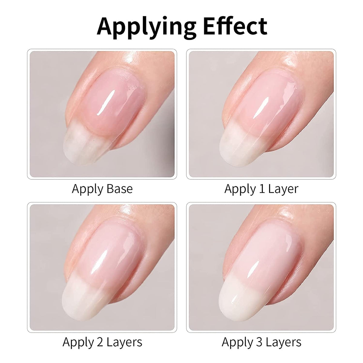 Vishine Gel Nail Polish Milky Calm White packaging