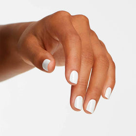 Vishine Gel Nail Polish Pure White 1433 on a nail display