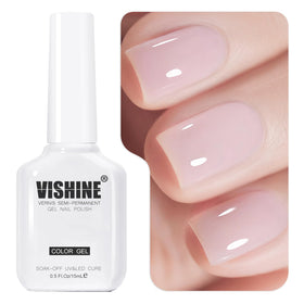 Vishine Gel Polish #1361 light pink bottle front view