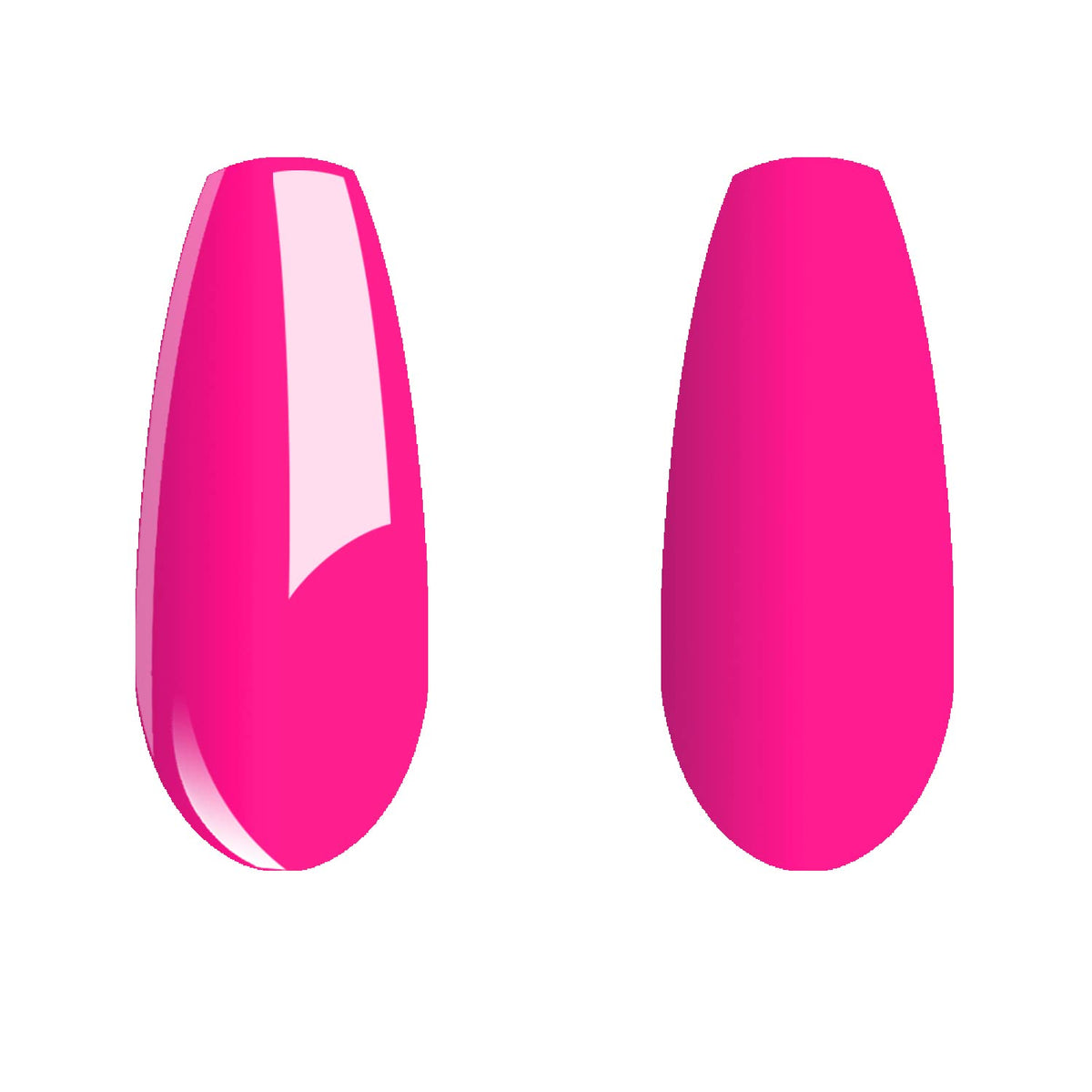 Vishine Hot Pink Nail Gel Polish in a nail art setup