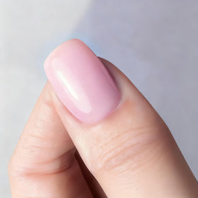 Vishine Jelly Crystal Pink Gel Nail Polish 15ml bottle back view