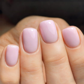 Vishine Jelly Crystal Pink Gel Nail Polish 15ml bottle front view