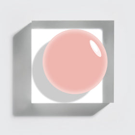 Vishine Jelly Milky Nude Pink Gel Nail Polish 15ml in a nail art setup