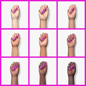 Vishine Nail Gel Polish 15ml Magenta Purple with UV lamp