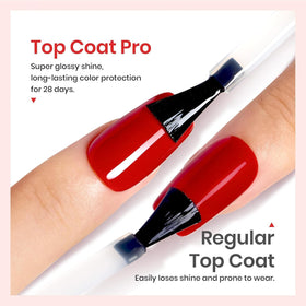 Vishine Top Coat Gel Nail Polish 15ML bottle with cap
