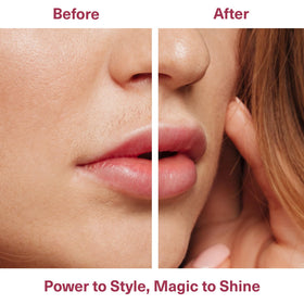VISOFO Face Shaver for Women in use on cheeks